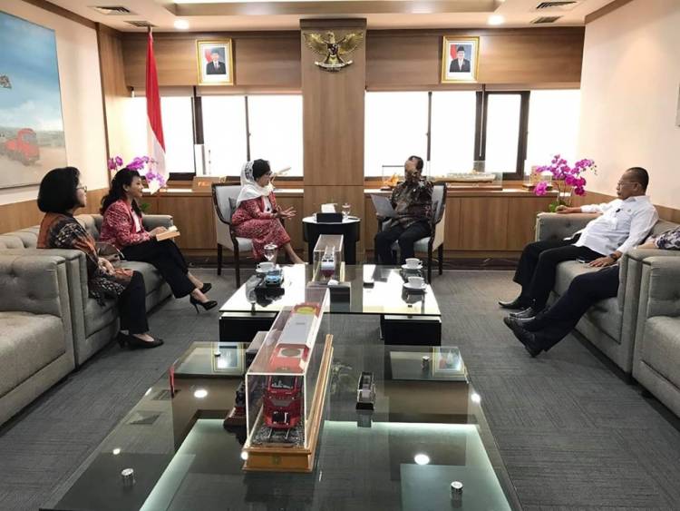 PP INI Beraudiensi dengan Menteri Perhubungan Rep. Indonesia