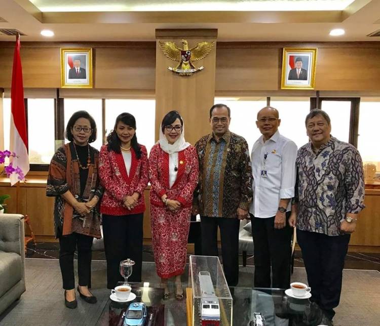 PP INI Beraudiensi dengan Menteri Perhubungan Rep. Indonesia